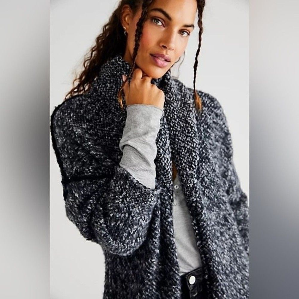 Free People Moon Beam Solid Cardigan